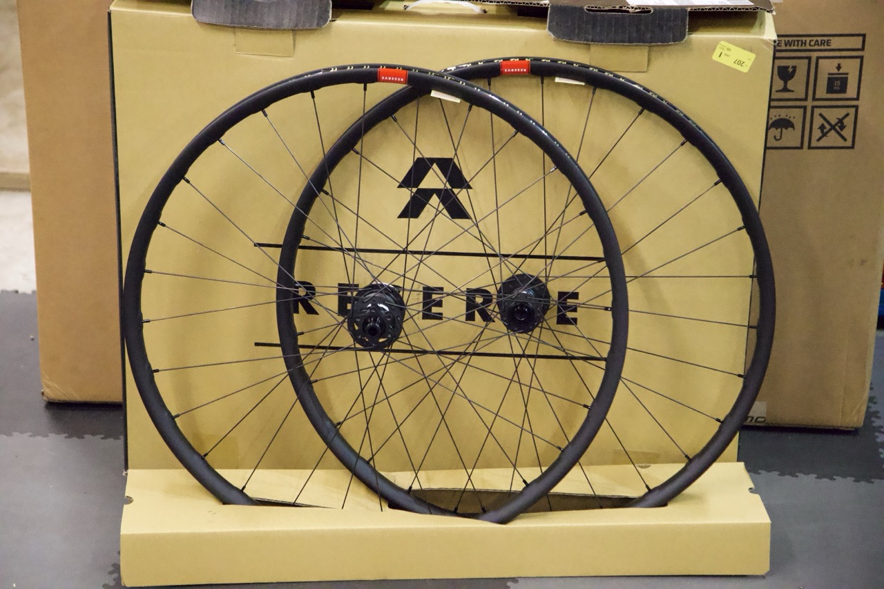 The new Reserve carbon wheel displayed against its packaging